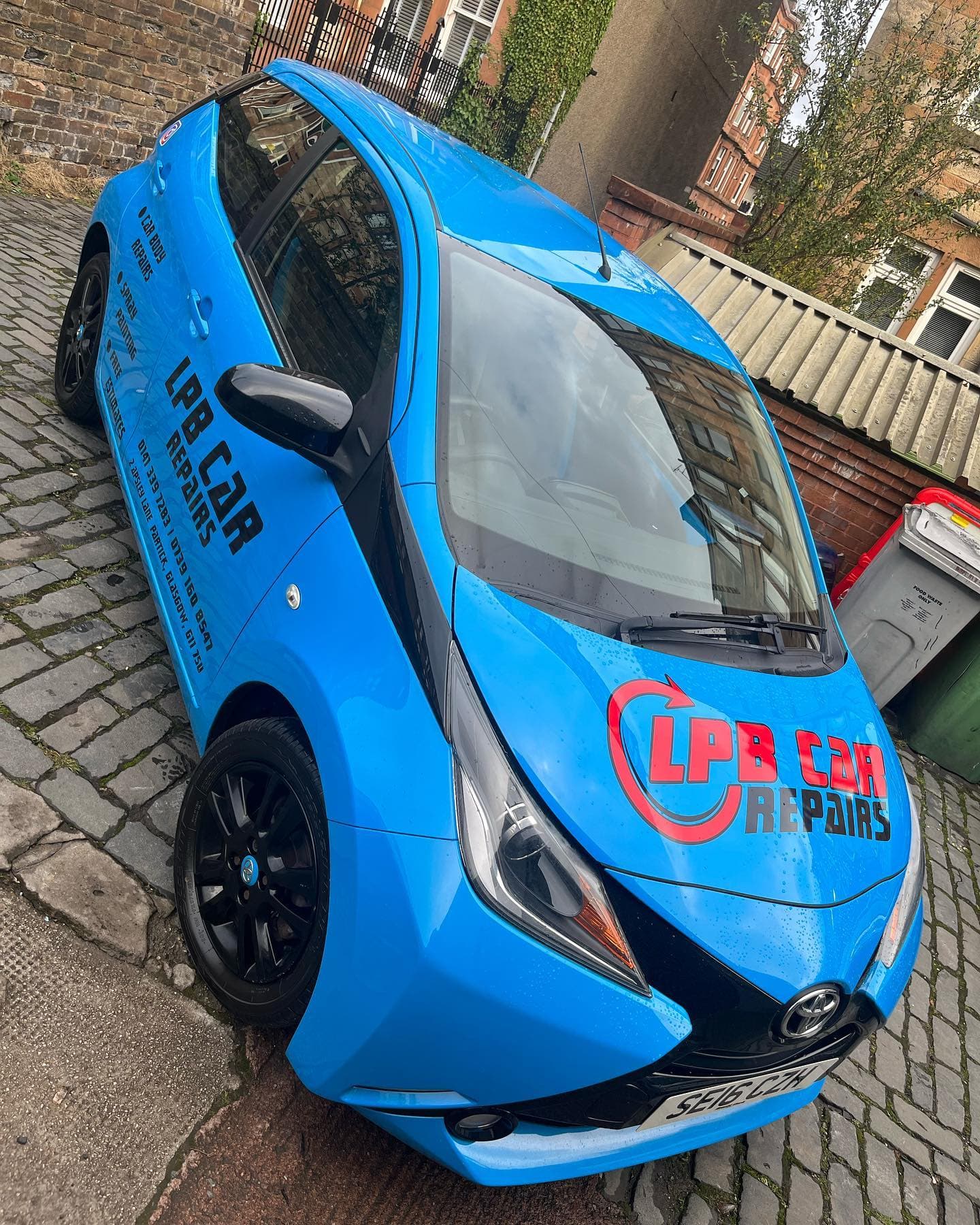 LPB Car Body Repairs courtesy car in Glasgow